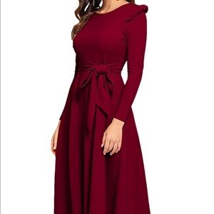 Burgundy Dress
